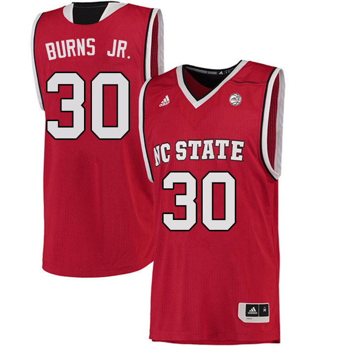 Men #30 DJ Burns Jr. NC State Wolfpack College Basketball Jerseys Sale-Red - Click Image to Close